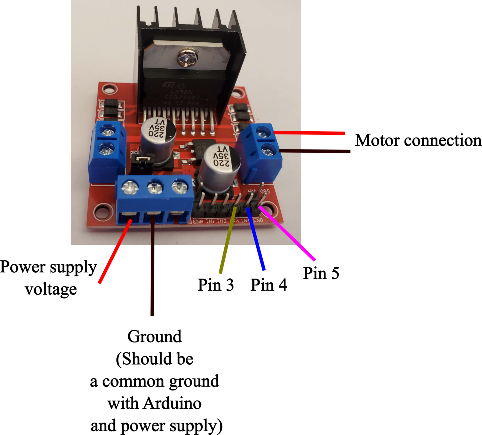 Control Motors From Arduino By Using L N Motor Driver Fusion Of