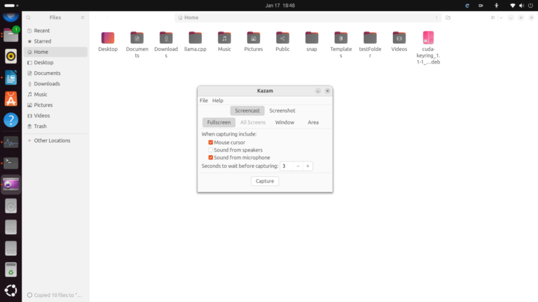 How To Record Desktop Screen And Microphone On Linux Ubuntu Using Kazam