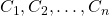 C_{1},C_{2},\ldots, C_{n}