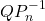 \begin{align*}QP_{n}^{-1}\end{align*}