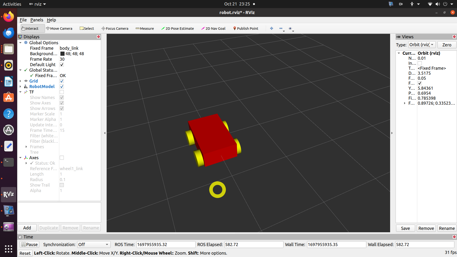 Tutorial On How To Create Urdf File And Model Of 4 Wheeled Mobile Robot In Ros Fusion Of 