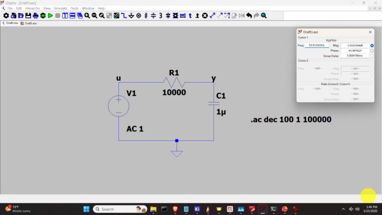 Bode Plot in LTspice – Fusion of Engineering, Control, Coding, Machine ...